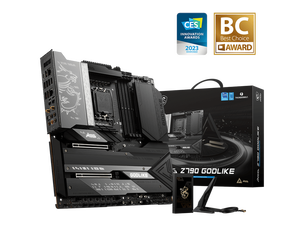 MSI <strong>MEG</strong> <strong>Z790</strong> GODLIKE Used Motherboard Support Intel Core 14th/ 13th/ 12th Gen Processors with LGA 1700 Socket - Product Image 2
