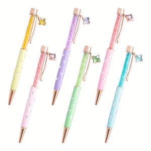 Wholesale Sports Lucky Four Leaf Clover Metal Logo <b>Pen</b> with UV Printing for Promotional Gifts - Product Image 1