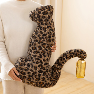 Almohada de Felpa con Diseño de Leopardo, 62 cm, Cojín Largo, Material Suave, Juguete de Peluche, Muñeco de Compañía, Regalos, Venta Directa de Fábrica, Venta al por Mayor - Product Image 5