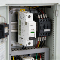 Interruptor Automático Miniatura Schneider Acti9 IC65N DC A9N18106 1P C6A 6kA, Protección Magnética para Motor, 60V DC, Montaje en Riel DIN