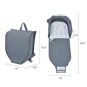 Lit bébé portable 4 en 1, pliable, avec lumière et musique, transat enfant, berceau de voyage, lit bébé pour nouveau-né - Product Image 6