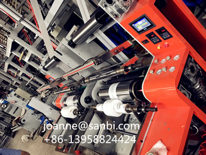 Machine d'extrusion par soufflage de film plastique double station haute vitesse pour la fabrication de sacs de courses en polyéthylène (PE) avec tête de moulage et extrudeuse de plastique PE à petite capacité - Product Image 6