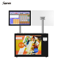 Machine pos tout-en-un écran tactile capacitif POS PC avec support en aluminium POS System