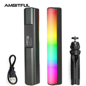 مصباح فيديو AMBITFUL BL-06 RGB Pavo Tube <span class=keywords><strong>LED</strong></span> بالألوان الكاملة، عصا إضاءة محمولة للتصوير الفوتوغرافي والفيديو والأفلام ومدونات الفيديو - Product Image 1