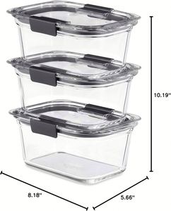Custom Clear Plastic Eco-friendly Microwavable Kids <b>Storage</b> Lunch <b>Box</b> Pantry Fridge Kitchen Airtight Food <b>Storage</b> Container Set - Product Image 6