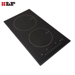 Table de cuisson à induction double verticale 3500W, cuisinière électrique encastrable, plaque à induction 2 brûleurs - Product Image 3