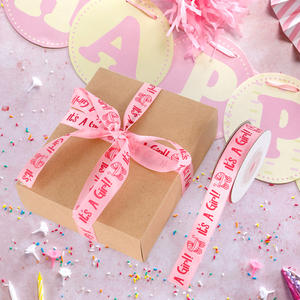 Cinta Impresa para Revelación de Género, Niño o Niña, Regalo para Fiesta, Suministros para Manualidades, Decoración para Baby Shower - Product Image 5