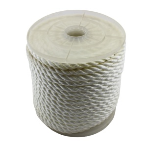 Corde <span class=keywords><strong>Yong</strong></span> Lin 4-10 mm en nylon blanc, corde tressée en polyester à âme en nylon, résistante à l'usure pour la construction et l'utilisation de machines - Product Image 5