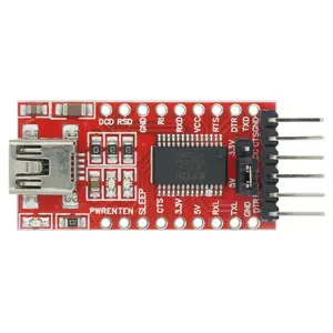 FT232RL FTDI USB 3.3V 5.5V ke TTL seri modul adaptor untuk Arduino FT232 Pro Mini USB ke TTL 232