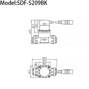 صمام الملف اللولبي Goldenland 24V مع اتصال سريع لغسالات الصحون الذكية التحكم في وسائل الإعلام المائية - Product Image 2