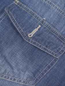 Pantalones Cortos de Mezclilla Ultraligeros para Hombre, Tela Delgada, Transpirables, Cómodos para el Verano, de Secado Rápido, Mezcla de Algodón - Product Image 4