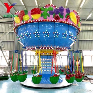 Attrazioni per Parchi Divertimento: Giostra Girevole per Bambini con Sedie Volanti a Tema Frutta in Vendita - Product Image 2