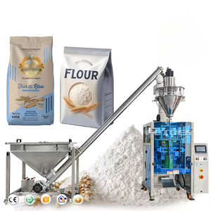 เครื่องบรรจุแป้งสาลีอัตโนมัติสำหรับอุตสาหกรรม บรรจุในถุงแบบมีก้นพับ  เครื่องบรรจุภัณฑ์ข้าวโพด มันสำปะหลัง ขนมปัง  ระบบอัตโนมัติเต็มรูปแบบ - Product Image 1