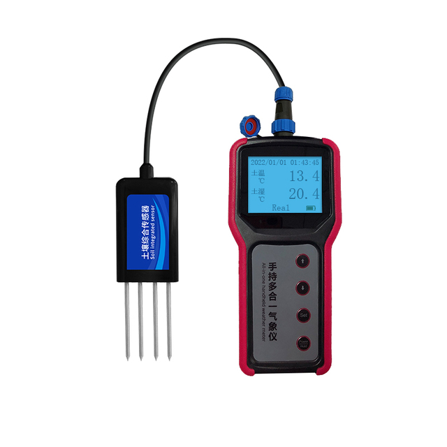 All in One Portable Handheld Nutrient Agriculture Testing Meter Thermo Hygrometer Temperature Npk Ec Ph Soil Moisture Sensor