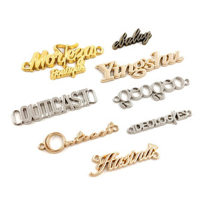<span class=keywords><strong>Etiquetas</strong></span> de logotipo de Metal personalizadas ecológicas para <span class=keywords><strong>ropa</strong></span>, <span class=keywords><strong>etiquetas</strong></span> de costura diseñadas con placa de identificación de aleación de Zinc cuadrada de marca registrada mate - Product Image 4