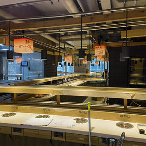 <span class=keywords><strong>สายพาน</strong></span>ลำเลียงสำหรับทำซูชิแบบหมุนได้สายพานลำเลียงทำ<span class=keywords><strong>ซูชิ</strong></span>ไร้เสียง110V - Product Image 6