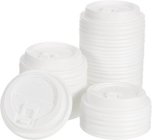 Couvre-tasses jetables biodégradables en fibre de bagasse de 80 mm et 90 mm pour gobelets à café chauds de 8/12/16 oz - Product Image 1