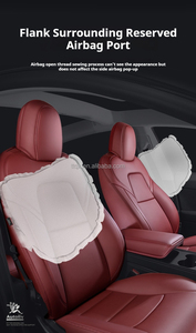 ปลอกหุ้มเบาะรถยนต์หนัง Napa แท้ ผลิตตามสั่ง สำหรับรถยนต์ <span class=keywords><strong>Tesla</strong></span> <span class=keywords><strong>Model</strong></span> S/X <span class=keywords><strong>Model</strong></span> Y/<span class=keywords><strong>3</strong></span> ปี 2012-2024 ชุดเต็มแบบสั่งทำพิเศษ - Product Image 4