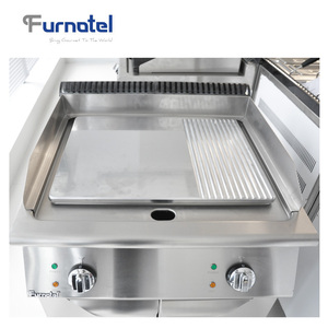 Plancha/Parrilla Eléctrica/a Gas Comercial de Acero Inoxidable con Gabinete para <span class=keywords><strong>Restaurante</strong></span> - Product Image 3