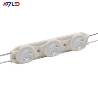Module d'éclairage publicitaire LED SMD 2835 à injection, 12V 24V IP67 3W 16*27 °   Éclairage LED pour les bacs à lumière de signalisation extérieure