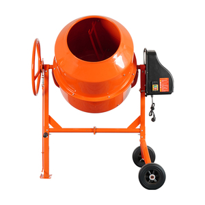 Bétonnière électrique Jiqian 280L, haute efficacité, productivité de 2 m³/h, <span class=keywords><strong>moteur</strong></span> de 1000 W pour les chantiers de construction, certifiée CE - Product Image 1
