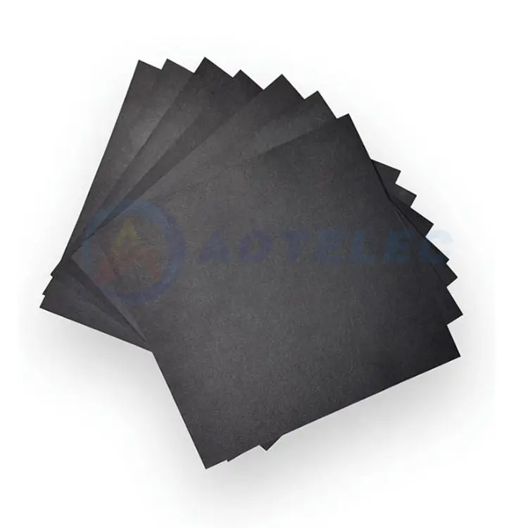 Battery Cathode Material Black Conductive Activated Carbon Paper For Lithium Battery