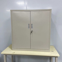 Armoire de rangement industrielle en acier à porte simple avec serrure à clé, assemblée, résistante à la rouille, compartiments personnalisables, pour salle blanche