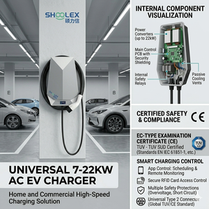 Cargador de Vehículos Eléctricos Inteligente con Control por Aplicación WiFi, 7kW 32A, Nivel 2, Wallbox, Estación de Carga Doméstica para Vehículos Eléctricos BYD - Product Image 2