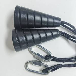 Cuerda de poliéster en espiral cónica <span class=keywords><strong>con</strong></span> gancho de acero inoxidable y <span class=keywords><strong>polea</strong></span> de aluminio para máquina de entrenamiento de bíceps, tríceps, hombros y espalda - Product Image 2