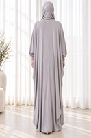 Ensemble de robe abaya musulmane de luxe EVE068 pour femmes, robe longue à manches longues, cardigan abaya ouvert, robe maxi intérieure, vêtements islamiques modestes