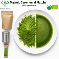 Poudre de thé vert Matcha biologique certifiée USDA & UE, certifiée HALAL, pure, de qualité cérémoniale, en vrac, vente en gros A-10A