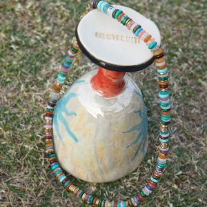 Gargantilla de cuentas bohemias hecha a mano a la moda para mujer, collar de piedra Natural curativa de Chakra de energía, joyería - Product Image 3