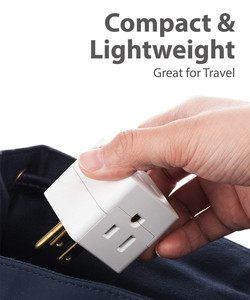 <span class=keywords><strong>3</strong></span> ổ cắm <span class=keywords><strong>3</strong></span> mặt 15A Đánh giá hiện tại 125V Đánh giá điện áp ba Cube nối đất Adapter tường ổ cắm - Product Image 4