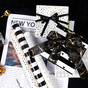 High Quality Wholesale 80g 50*70cm Birthday Hot Stamping Packaging <b>Paper</b> Gift <b>Wrapping</b> <b>Paper</b> - Product Image 4