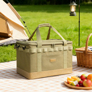 Tactical <b>Camping</b> Storage Bag Heavy Duty Utility Tote Shoulder Strap <b>Camping</b> <b>Kitchen</b> Organizer Outdoor Travel Storage Bag - Product Image 3