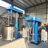 BEIFAN 18.5kw disperseur en acier à grande vitesse mélangeur de peinture dissolvant d'encre revêtements acryliques Dispersion Machine 220v