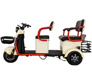 Venta al por mayor triciclo eléctrico para ancianos bicicleta eléctrica de carga a casa de tres ruedas de pasajeros e-triciclo pedicab para carga - Product Image 4