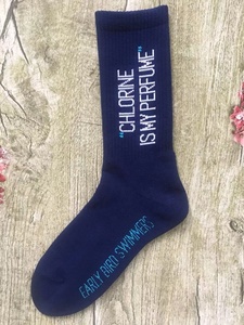 Tùy Chỉnh Tên Thương Hiệu Thiết Kế Trắng Athletic Chạy Calf Sport Socks Với Cushion - Product Image 6