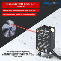 Capteur laser haute fréquence JKS-402 à suppression de fond, détection de positionnement à réponse rapide pour l'automatisation industrielle