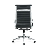 Chaise de bureau ergonomique en cuir, siège de salle de réunion, de réunion, siège de table, pour invités