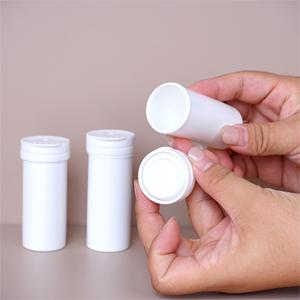Ống nhựa cho viên sủi bọt với nắp lò xo chai viên vitamin rỗng - Product Image 2