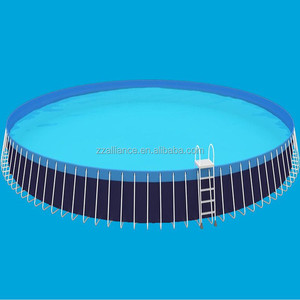 Piscine à cadre métallique piscine pour toboggan aquatique extérieur - Product Image 4