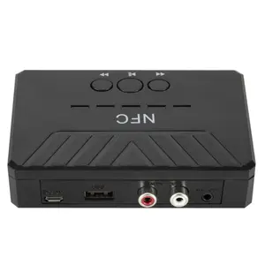 NFC Bluetooth Bộ Chuyển Đổi Âm Thanh Hệ Thống Âm Thanh Không Dây Âm Thanh Adapter Bluetooth Receiver Cho Loa Nhà Stereo RCA 3.5Mm Aux Hifi