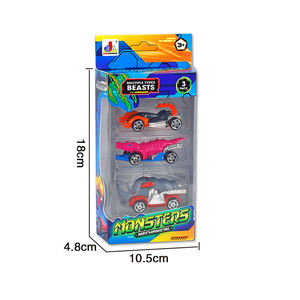 KSF - Juego de 3 Autos de Juguete de Metal Fundido a Presión de Alta Calidad, Modelo de Auto Monstruo, Vehículo de Aleación, Juguetes para Niños - Product Image 3