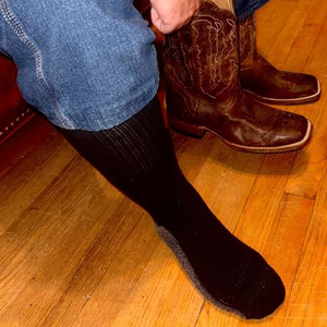 Heavyweight Cushion With Crew Compression Work Spandex Crew <b>Sock</b> - Product Image 5