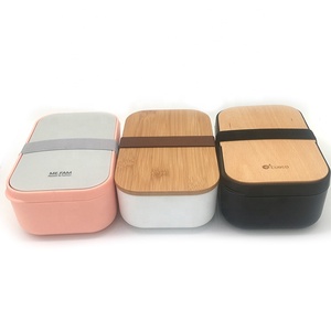 Boîte à lunch Premium avec diviseur mobile Couverts Nouveau design en plastique sans BPA Brotdose Mit Trennwand <span class=keywords><strong>kinder</strong></span> Kunsstoff 2 Deckel - Product Image 1