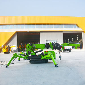 20m lungo raggiungere 1 Ton 2 tonnellate compatto Mini ragno cingolato gru di sollevamento con stabilizzatori <span class=keywords><strong>Spider</strong></span> gru - Product Image 5