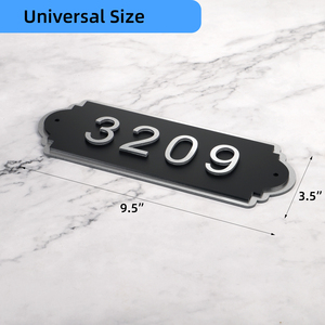 Premium Metal <strong>House</strong> <strong>Number</strong> Sign Kit, Customizable 0 - 9 Digits, Stylish For Home/Office Address, Durable &amp; Eye - Catching - Product Image 5