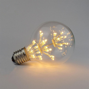 Vintage Edison <span class=keywords><strong>Bulb</strong></span> <span class=keywords><strong>Led</strong></span> Firework <span class=keywords><strong>Filament</strong></span> Đèn E27 110V 220V G80 2 Wát Pháo Hoa <span class=keywords><strong>Led</strong></span> Ánh Sáng Trang Trí Đầy Sao <span class=keywords><strong>Bulb</strong></span> Cho Kỳ Nghỉ Đèn - Product Image 2