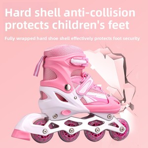 <span class=keywords><strong>Patines</strong></span> <span class=keywords><strong>en</strong></span> línea profesionales completos para niños y adultos, para principiantes, de montaña, con luces intermitentes, para hombre y <span class=keywords><strong>mujer</strong></span> - Product Image 3